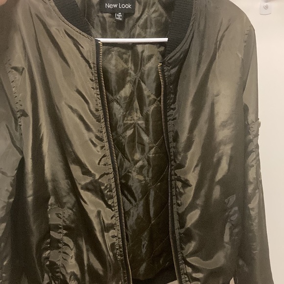 Olive green bomber jacket - Picture 6 of 8